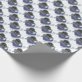 Papier Cadeau SUR LE FLEUVE papier d'emballage noir Chow (Coin)