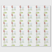 Papier Cadeau Sur le terrain de golf (Plat)
