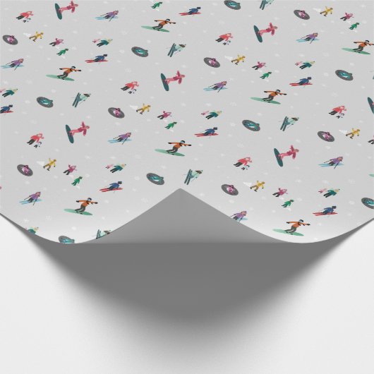 Papier Cadeau Sur Les Pentes (Coin)