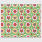 Papier Cadeau Surcharge de Krampus (Plat)