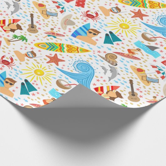 Papier Cadeau Surf (Coin)