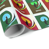 Papier Cadeau Surf (Coin rond)