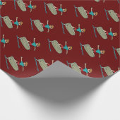 Papier Cadeau Surf à huile (Coin)