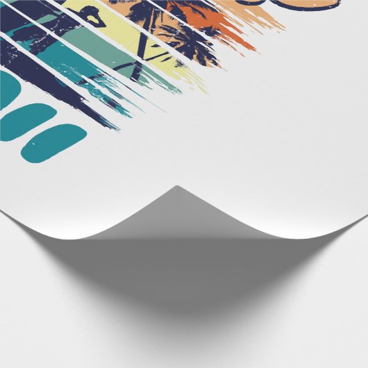 Papier Cadeau Surf - Aloha Hawaii (Coin)