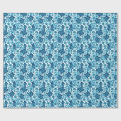 Papier Cadeau Surf Floral Hibiscus Motif (Plat)
