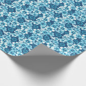 Papier Cadeau Surf Floral Hibiscus Motif (Coin)