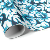 Papier Cadeau Surf graphique floral (Coin rond)