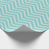 Papier Cadeau Surf océanique de Chevron (Coin)