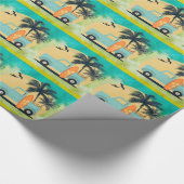 Papier Cadeau Surf Retro (Coin)