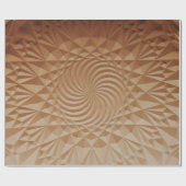 Papier Cadeau Surface brune emboussée (Plat)