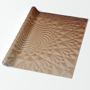 Papier Cadeau Surface brune emboussée