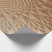 Papier Cadeau Surface brune emboussée (Coin)