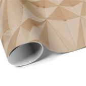 Papier Cadeau Surface brune emboussée (Coin rond)