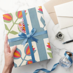 Papier Cadeau Surface composée de tulipe