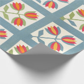 Papier Cadeau Surface composée de tulipe (Coin)