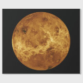 Papier Cadeau Surface de la planète Vénus (Plat)