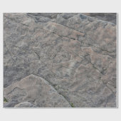 Papier Cadeau Surface de pierre de texture rocheuse (Plat)