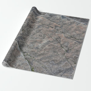 Papier Cadeau Surface de pierre de texture rocheuse