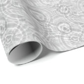 Papier Cadeau Surface d'eau claire Texture Abstraite (Coin rond)