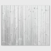 Papier Cadeau Surface en bois de texture blanche (Plat)