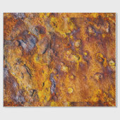 Papier Cadeau Surface métallique rouillée (Plat)