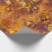 Papier Cadeau Surface métallique rouillée (Coin)