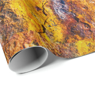 Papier Cadeau Surface métallique rouillée