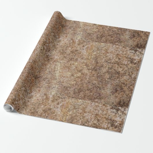Papier Cadeau Surface métallique rouillée (Déroulé)