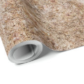 Papier Cadeau Surface métallique rouillée (Coin rond)