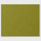 Papier Cadeau Surface vert olive avec un motif subtil en spirale (Plat)