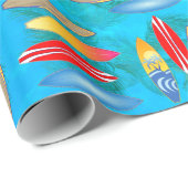 Papier Cadeau Surfboads (Coin rond)