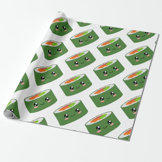Papier Cadeau Sushi (Déroulé)