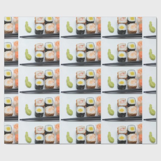 Papier Cadeau Sushi ! (Plat)
