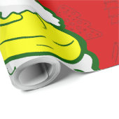 Papier Cadeau sushi de tamago de Noël (Coin rond)