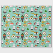 Papier Cadeau Sushi mignon (Plat)