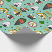 Papier Cadeau Sushi mignon (Coin)