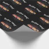 Papier Cadeau Sushi Time Riz japonais Nourriture Lover Nigiri (Coin)