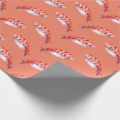 Papier Cadeau Sushis japonais avec crevettes Abi (Coin)