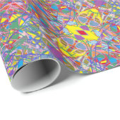 Papier Cadeau suwer color (Coin rond)