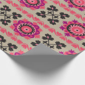 Papier Cadeau Suzanne asiatique traditionnelle sans couture moti (Coin)