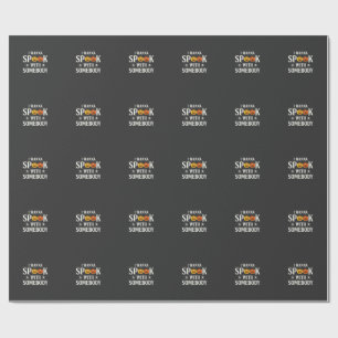 Papier Cadeau SVG Citrouille Araignée Épouvante Halloween