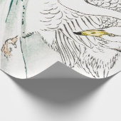 Papier Cadeau SWAN SWIMMING JAPONAIS IMPRIMER Papier à enveloppe (Coin)