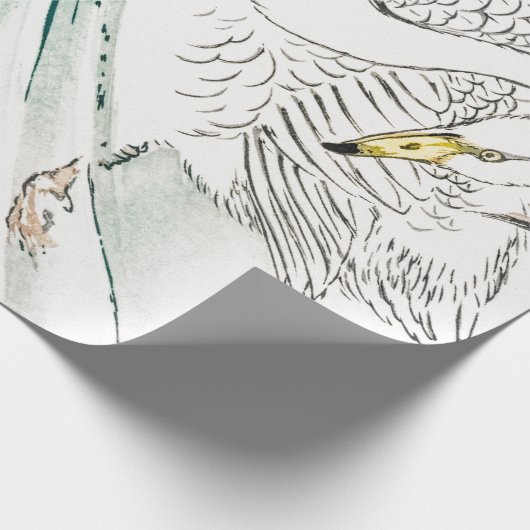 Papier Cadeau SWAN SWIMMING JAPONAIS IMPRIMER Papier à enveloppe (Coin)