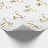 Papier Cadeau Sweet 16 papier d'enveloppement d'anniversaire (Coin)