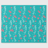 Papier Cadeau Sweet As Candy Pepperments & Turquoise Toute Occas (Plat)