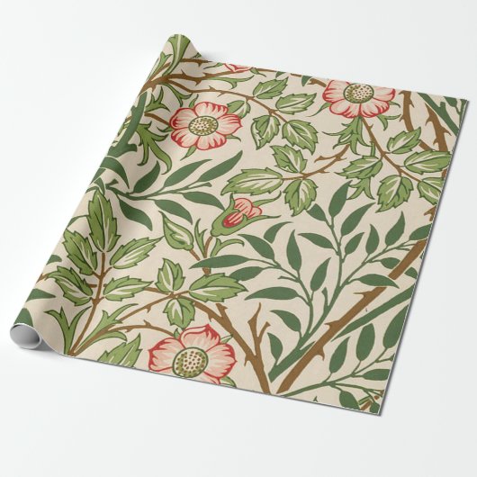 Papier Cadeau Sweet Briar William Morris (Déroulé)