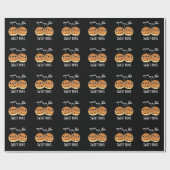 Papier Cadeau Sweet Buns Funny Baking Pun Dark BG (Plat)