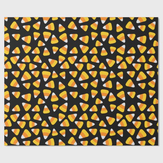 Papier Cadeau Sweet Candy Corn Halloween (Plat)