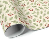 Papier Cadeau Sweet Cherry Natural Harmony (Coin rond)