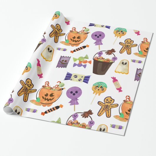 Papier Cadeau Sweet Halloween (Déroulé)